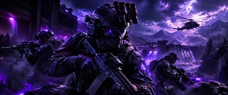 Tactical shooter scene used as the Deltaforce Cheats site banner.